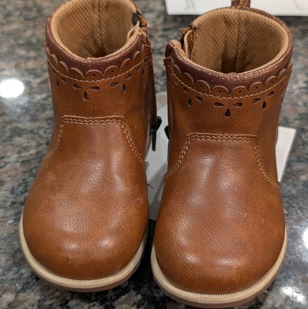 Stride Rite Brown Kids Boots